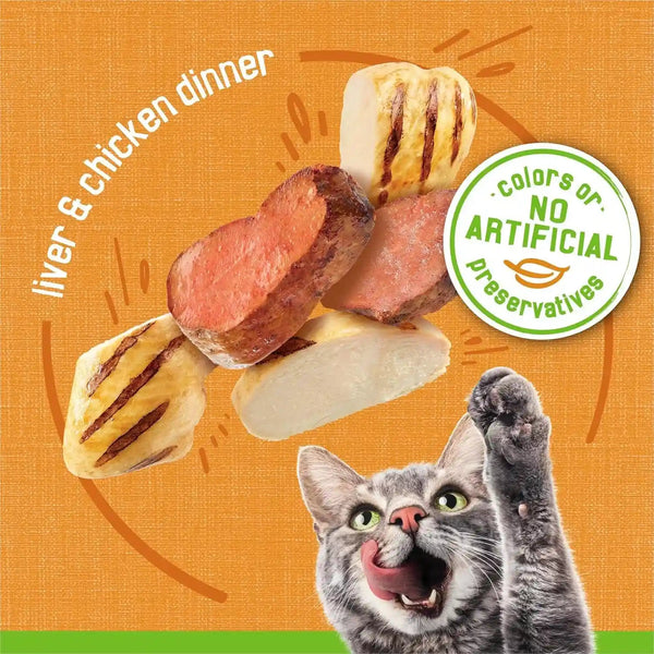 Purina Friskies Wet Cat Food Pate, Liver and Chicken Dinner - (Pack of 24) 5.5 Oz. Cans4