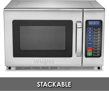 Microwave Oven with 1.2 Cu Ft & 10 Programmable Memory Settings | 1.2 Cu Ft, 1800W, 10 Programmable Memory Settings, Stainless Steel, for Commercial Kitchens & Restaurants3