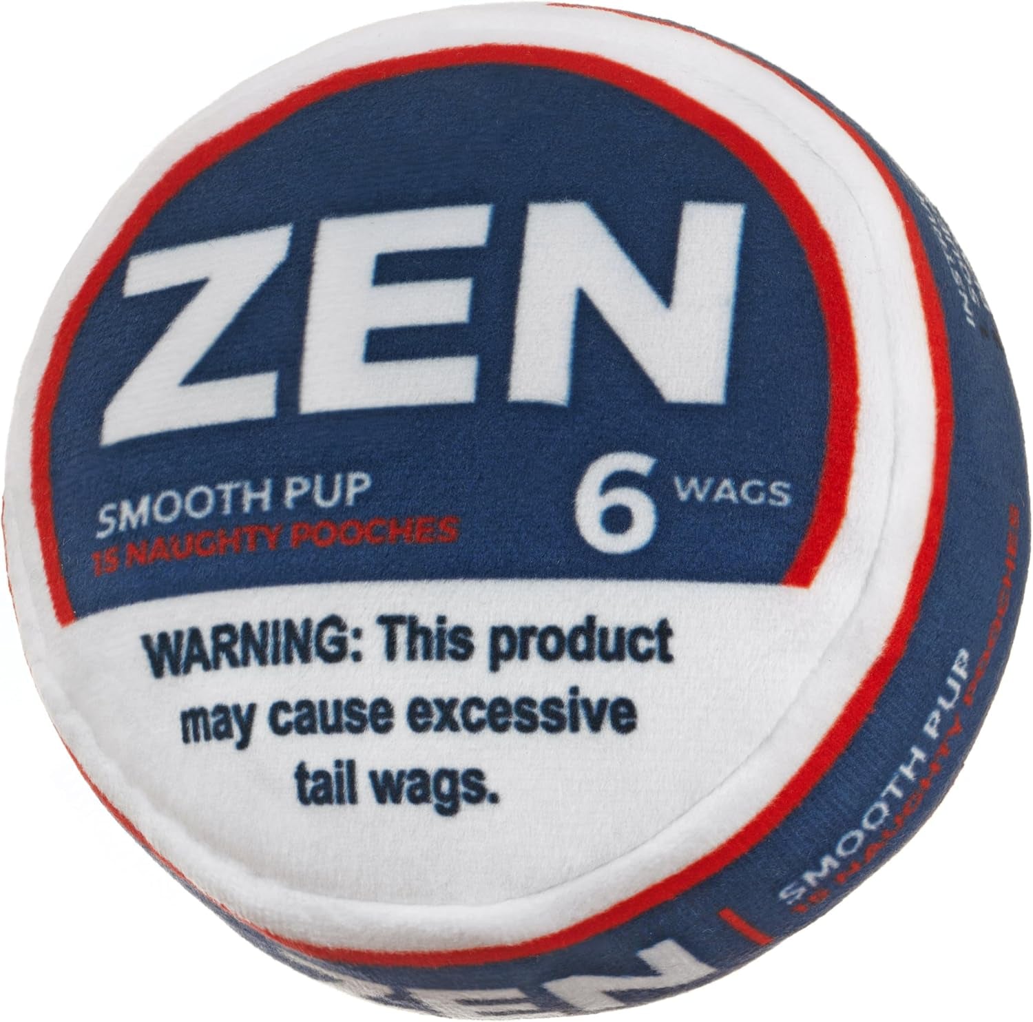 nestpark-zen-pupper-deckies-parody-dog-toy-plush-squeaky-and-crinkle-funny-dog-toy-drool-mint