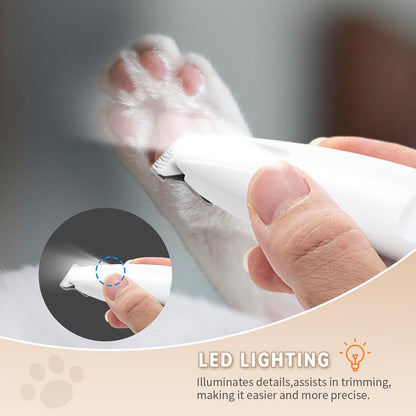 2026 New Pet Precision Trimmer, Dog Paw Trimmer with LED Light, Ultra Quiet | IP68 Waterproof, Dual-Speed Motor, Suit for Trimming Paw, Ear, Face, Butt, Eyebrows, USB Rechageble9