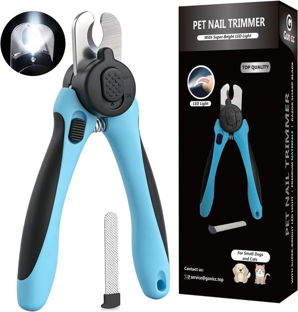 Gonicc Professional Dog & Cat Pets Nail Clippers & Trimmers | with Safety Guard to Avoid Overcutting, Free Nail File, Razor Sharp Blade - Professional Grooming Tool for Pets9