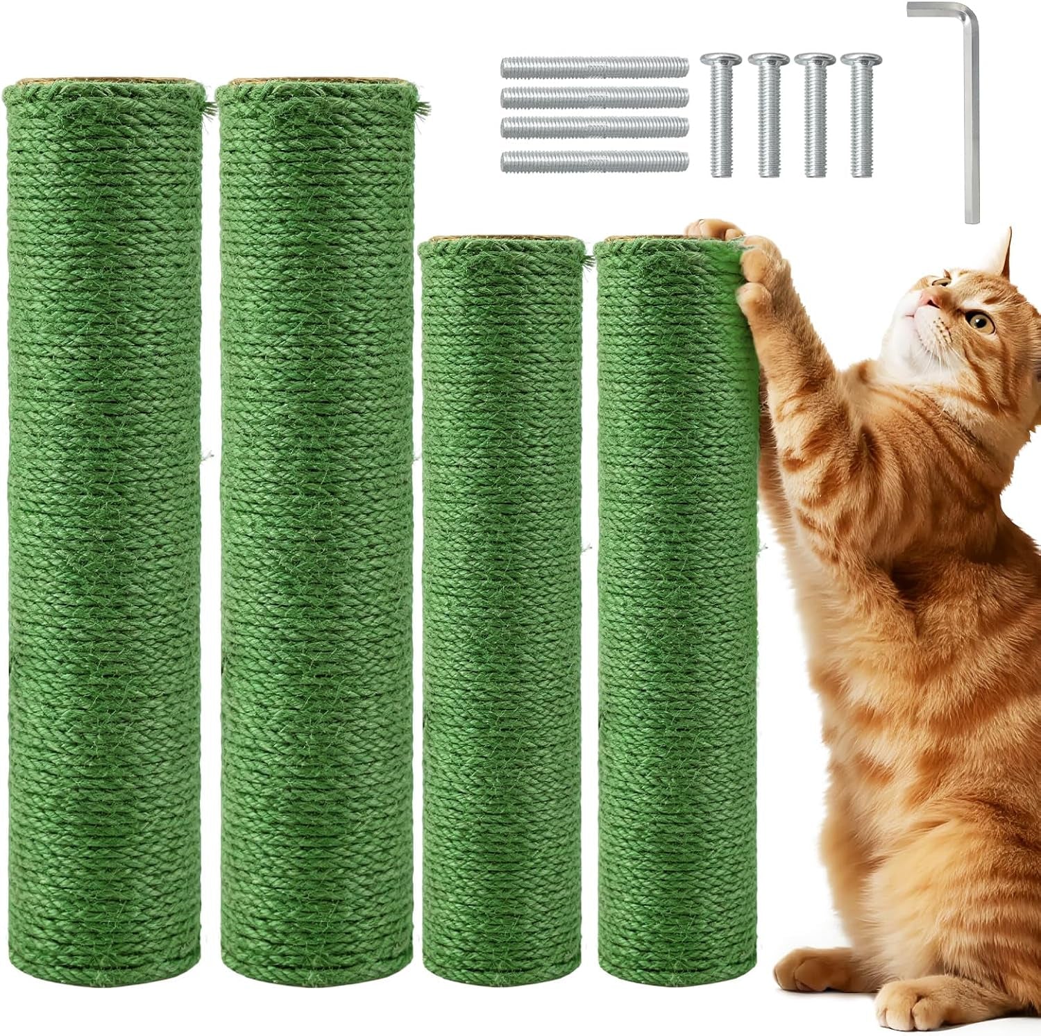 2026-upgraded-2-pack-cat-scratching-post-replacement-13-8-x-3-93-sisal-scratching-poles-with-m8-screws-modern-cat-tree-replacement-parts-for-indoor-cat-tower-repair-white