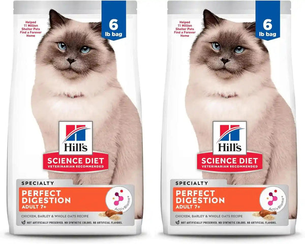Hill'S Science Diet Adult 7+ Perfect Digestion Dry Cat Food | #1 Veterinarian Recommended, Chicken, Barley & Whole Oats, 3.5 Lb. Bag14