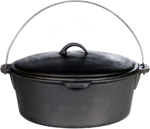 Classic 20-Quart Seasoned Cast Iron Dutch Oven - GL10491S1