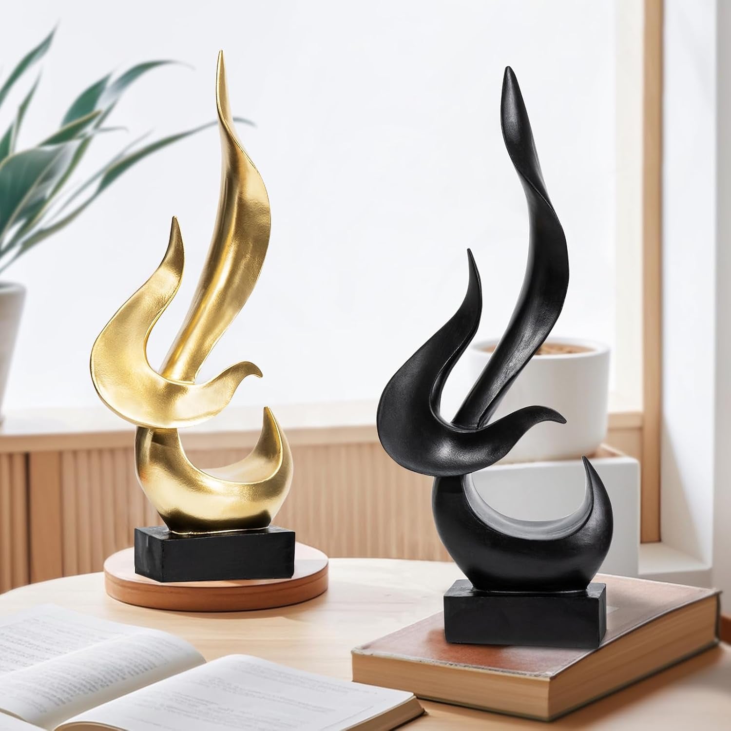black-fire-flame-sculpture-art-modern-abstract-statue-shelf-accents-decor-modern-home-resin-sculptures-decorative-objects-table-top-decor-for-livingroom-home-decor-office-shelf-sculpture