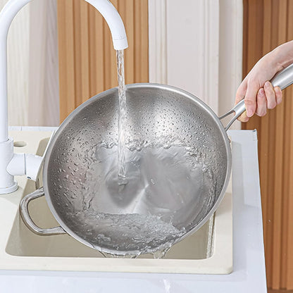 Stainless Steel 316 Wok with Glass Lid, Tri-Ply Stir Fry Pan with Handle, Induction Compatible (12.5 Inch)8