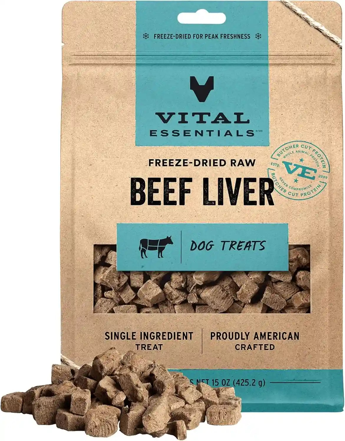 vital-essentials-freeze-dried-dog-treats-beef-liver-single-ingredient-premium-quality-grain-free-training-treats-for-dogs-2-1-oz-bag