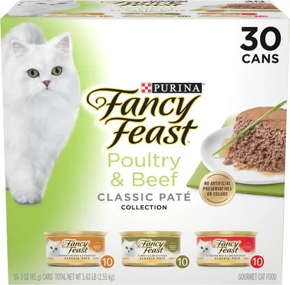 Purina Fancy Feast Gravy Lovers, Poultry & Beef Wet Cat Food, 3Oz, 24-Pack13