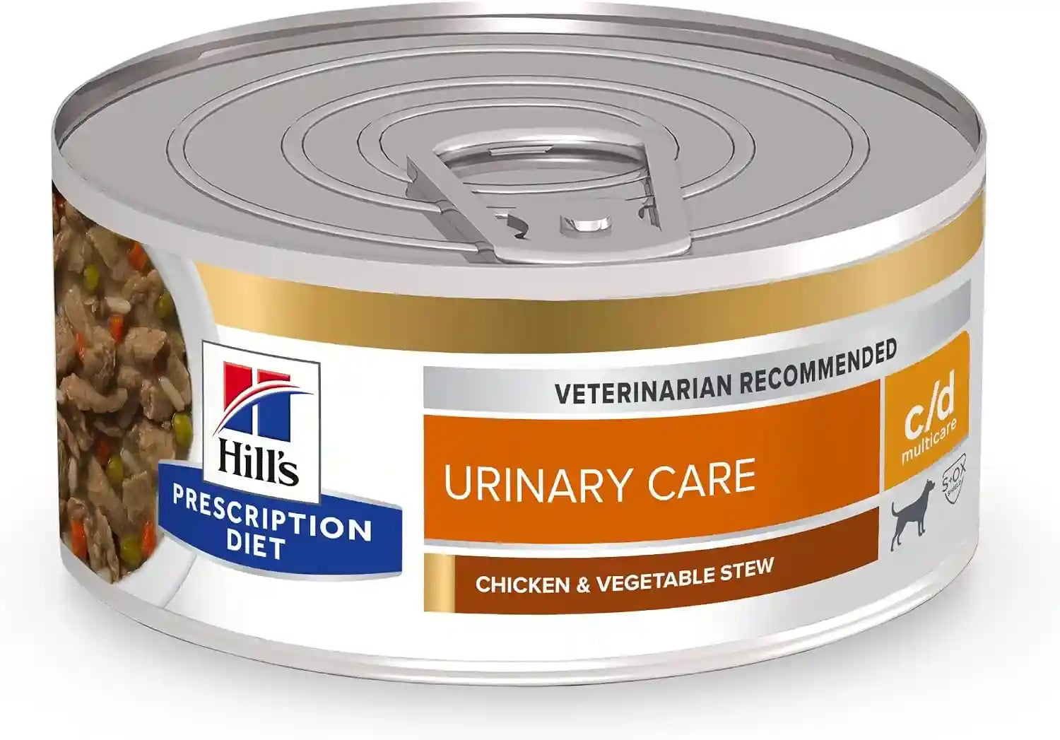 hills-prescription-diet-c-d-multicare-urinary-care-wet-dog-food-1-veterinarian-recommended-chicken-vegetable-stew-12-5-oz-cans-12-pack