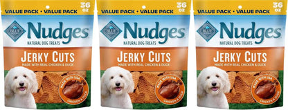 Blue Buffalo Nudges Chicken Jerky Bites Natural Dog Treats, Tender & Meaty Dog Snacks, Healthy Reward or Training Treat, Made in the USA with Real Chicken, No Artificial Preservatives, 16 Oz.17