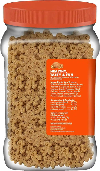 Buddy Softies Soft & Chewy Dog Treats Peanut Butter 20 Oz. Jar2