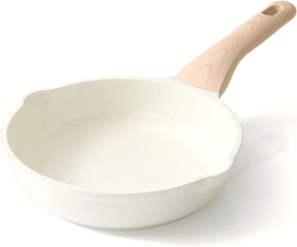 Ceramic Non Stick Frying Pans Skillet, 8 Inch Ceramic Small Egg Pan Nonstick for Cooking Non Toxic, Healthy Induction Cookware, Heat Resistant Handle, PFOA & PFAS Free1