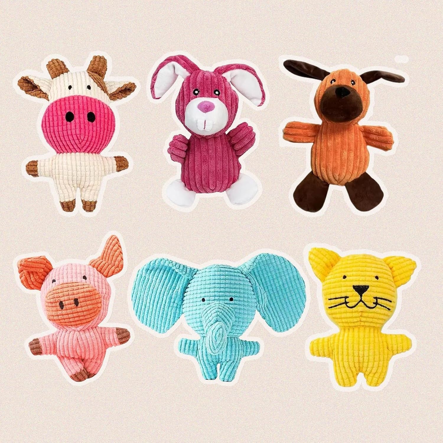 6-pack-squeaky-dog-toys-durable-stuffed-plush-chew-toys-tough-plush-animal-dog-toys-for-small-medium-large-dogs-keep-dogs-busy-premium-interactive-chew-toys-for-puppies-adult-dogs