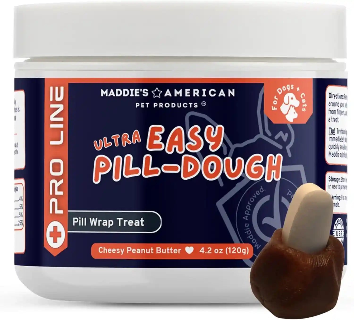 ultra-easy-pill-dough-treat-paste-wrap-for-dogs-cats-forms-a-custom-pocket-to-hide-pet-medications-pro-line