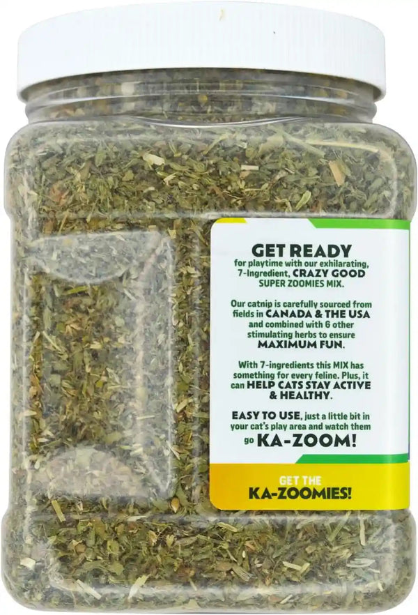 Super ZOOMIES Catnip Mix | High Potency, Hand Harvested | Hand-Harvested Fresh Catnip Mix for Cats; Sparks Zoomies & Active Play; Grown in Canada & USA, Nothing Artificial7