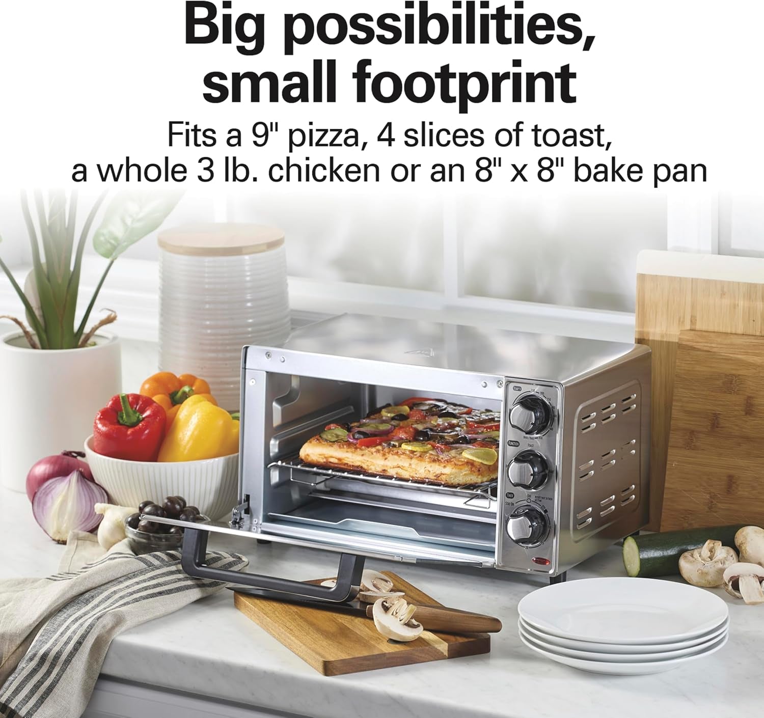 countertop-toaster-oven-pizza-maker-large-4-slice-capacity-stainless-steel-31401-bake-broil-toast-30-minute-timer-automatic-shut-off-150-to-450ºf-adjustable-temp-stainless-steel-31401j