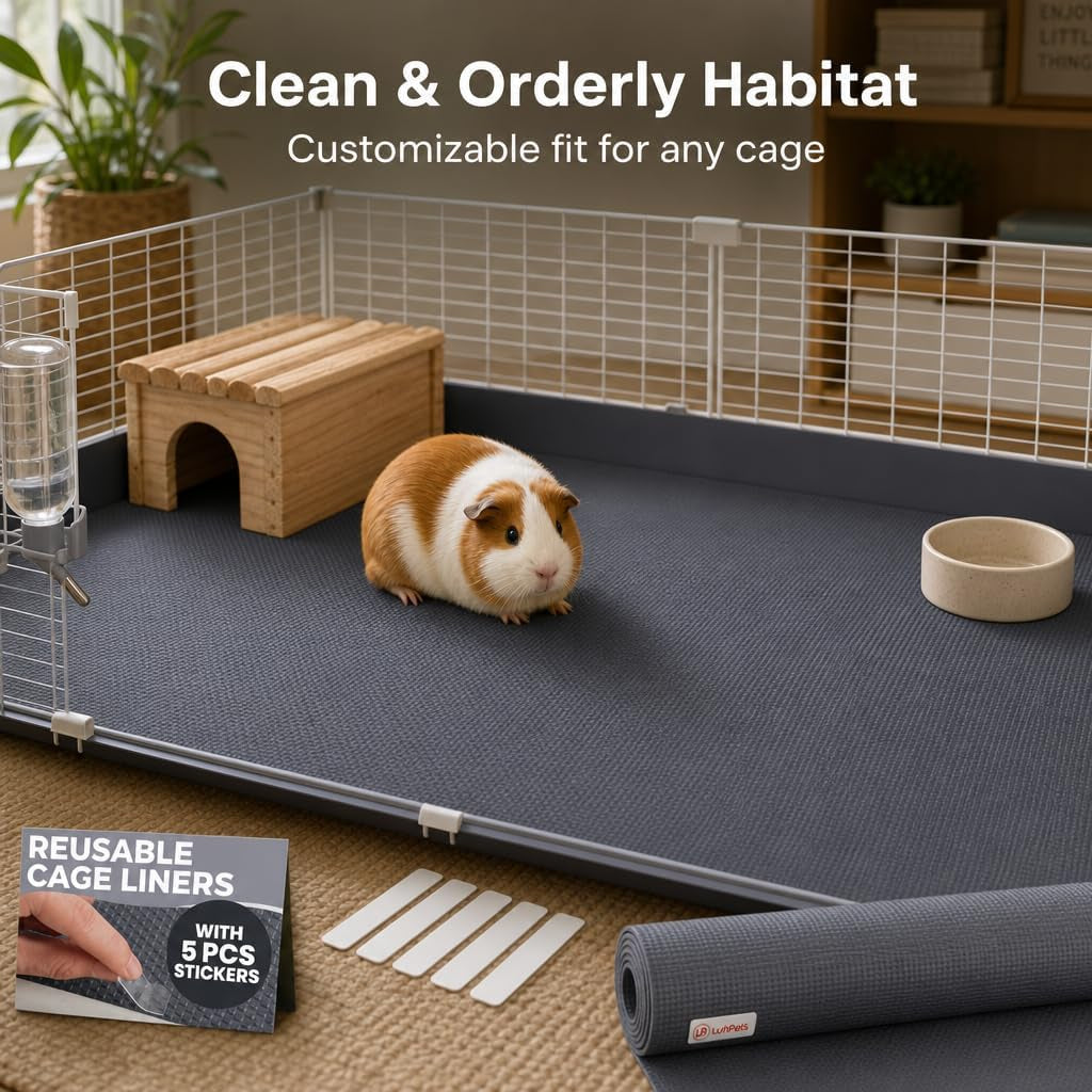luftpets-waterproof-guinea-pig-cage-liner-roll-18x79-cut-to-fit-any-cage-leakproof-eva-base-under-fleece-litter-boxes-or-reptile-tanks-non-slip-reusable-wipe-clean