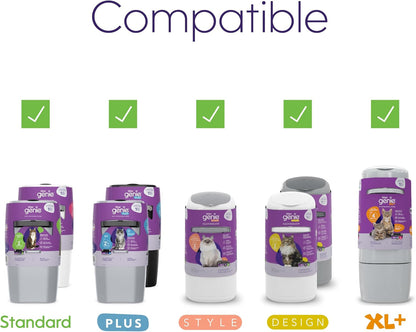 Litter Genie Refill Bags | Jumbo 2-Pack, 56 Total Ft | up to 8 Months of Supply in 2 Cartridges | Ultimate Odor Control Cat Litter Bags2
