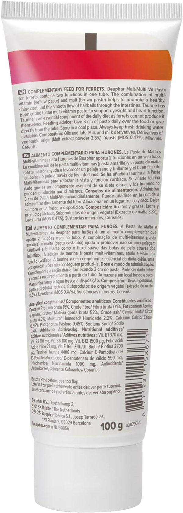 Beaphar Malt Paste Ferrets Vitamin Supplement & Treat2