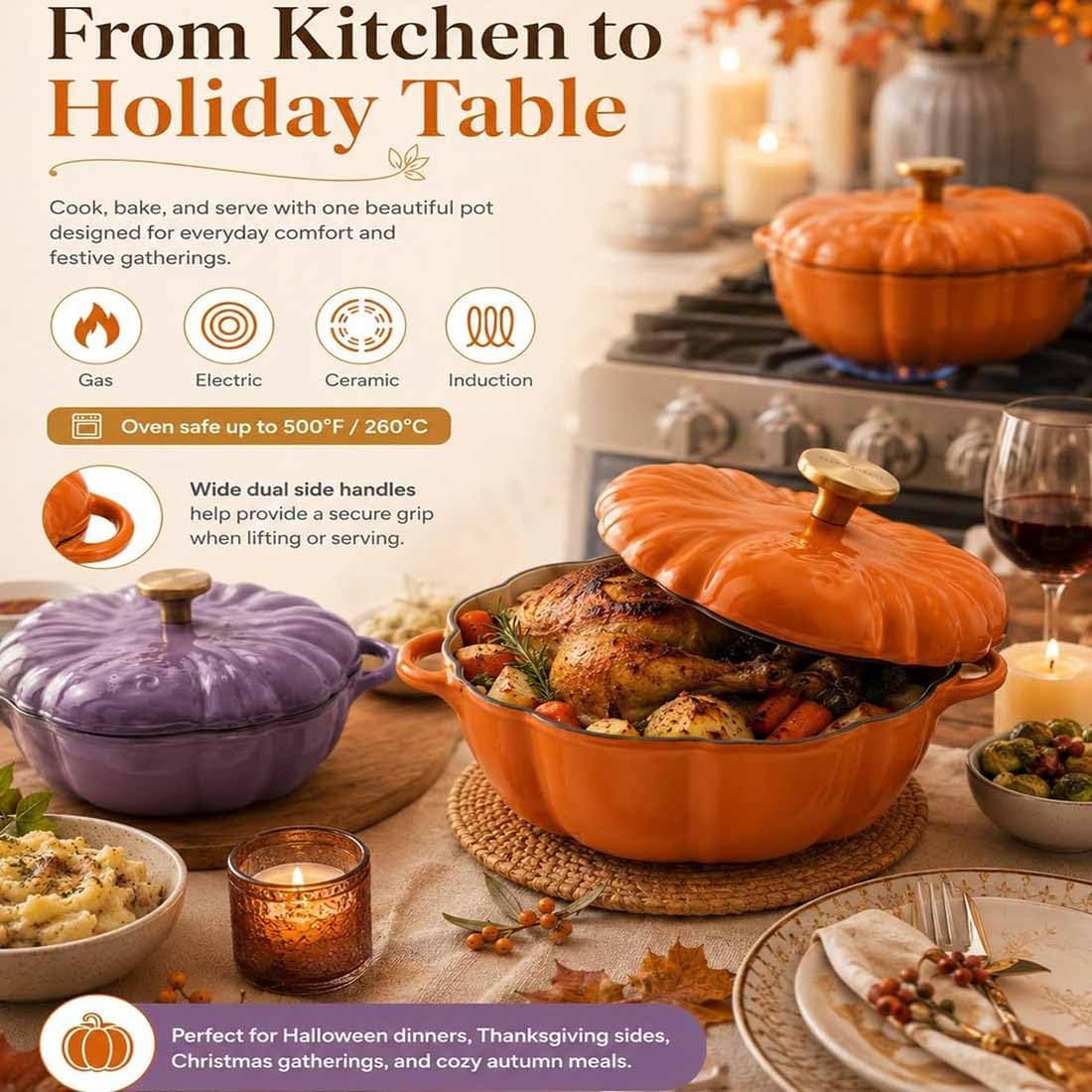 pumpkin-dutch-oven-pot-with-lid-3-qt-enameled-pumpkin-pots-orange-a-pumpkin-shaped-cocotte-soup-pot-serves-2-3-oven-stove-safe-for-bread-baking-braising-cooking-soup
