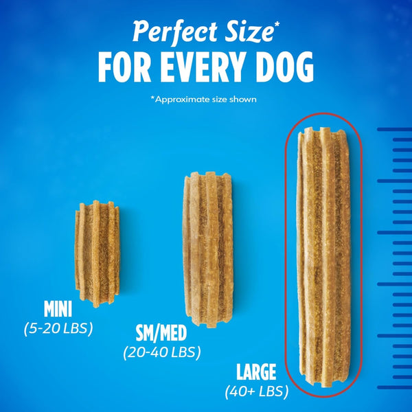 Dentalife Purina Daily Oral Care Dental Large Dog Treats, Pack of 2, 30 Ct | for Large Dogs 40+ Lbs, Chicken-Flavored Dental Chews That Freshen Breath and Fight Tartar Buildup, Made in the USA4