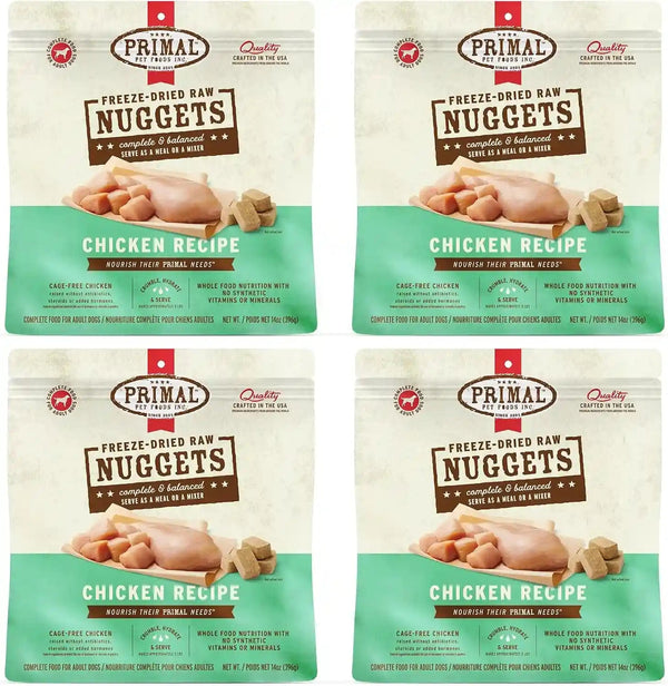 Primal Freeze Dried Dog Food Nuggets, Chicken; Complete Balanced Meal, Topper or Treat; Premium, Healthy, Grain Free, High Protein Raw Dog Food, 14 Oz | Complete & Balanced Nutrition, Meal, Topper or Treat, Grain-Free, High Protein, No Synthetic Vitamins & Minerals38