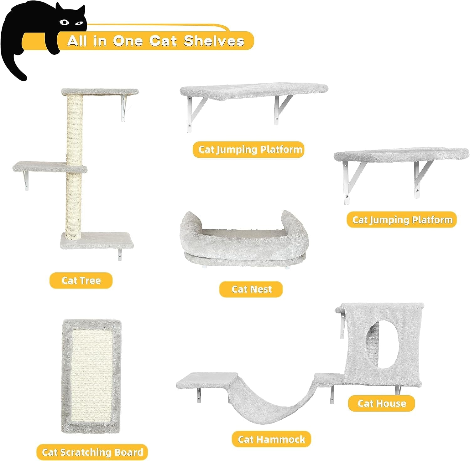 nunu-lab-wall-mounted-cat-furniture-set-6-pcs-climber-set-with-house-bridge-steps-scratcher-board-diy-walls-playground-indoor-cat-shelves-gray