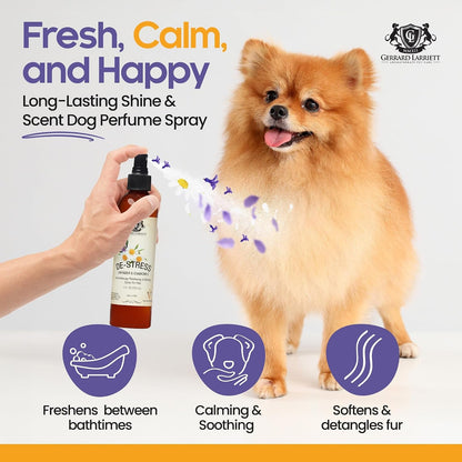 Dog Perfume Spray Long Lasting Chamomile & Lavender 8 Fl Oz, Dog Cologne Spray Long Lasting for Groomers, Calming Deodorizer Perfume for Dogs, Pet Puppy Deodorizing Fragrance by Gerrard Larriett2
