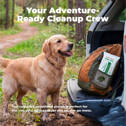 Best Pet Supplies Cleaning Dog Wipes - Hydrating Aloe, 100 Count | Unscented, Large 8X9" Pet Wipes, Vitamin E, Puppy & Cat Safe, Gentle Grooming, Resealable Pouch Prevents Drying4