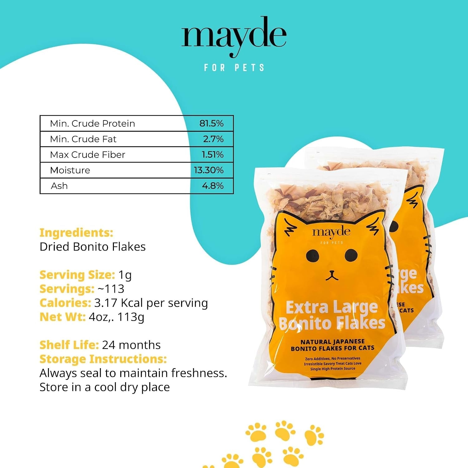 mayde-bonito-flakes-for-cats-dogs-100-natural-high-protein-fish-treats-for-cats-dogs-extra-large-dried-bonito-flakes-4-oz-bag
