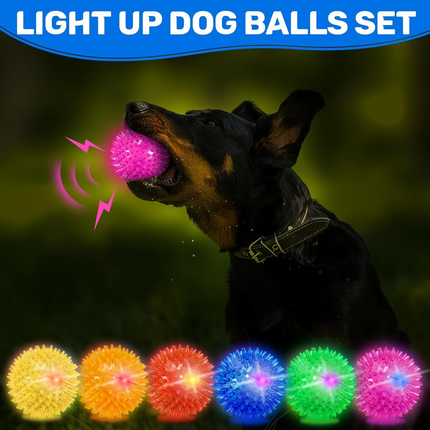 6-pack-2-5-light-up-squeaky-dog-balls-spiky-dog-toy-balls-for-puppy-small-medium-dogs