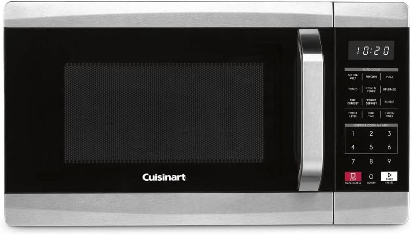 cmw-70-stainless-steel-microwave-oven-silver-cast-iron-double-burner-11-5l-x-19-5w-x-2-5h-silver