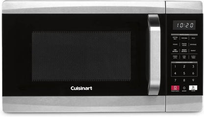 CMW-70 Stainless Steel Microwave Oven, Silver & Cast-Iron Double Burner, 11.5"(L) X 19.5"(W) X 2.5"(H), Silver2