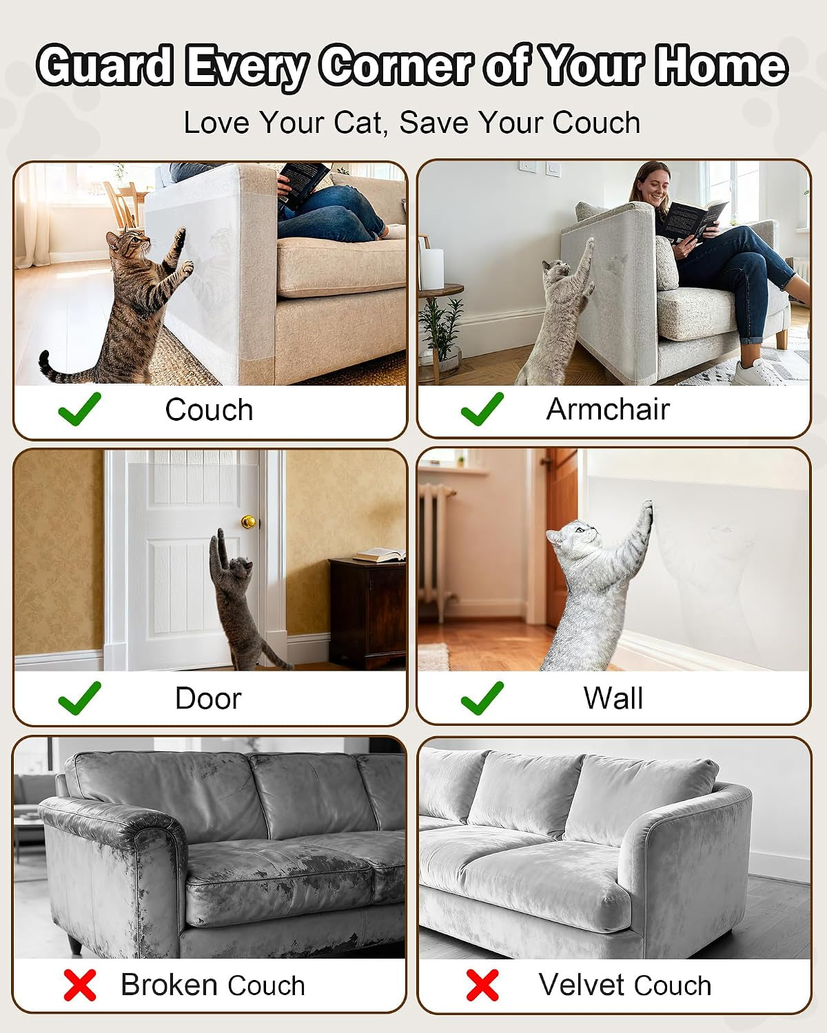 cat-scratch-furniture-protector-couch-1-roll-clear-pet-7-9-x-196-8-inch-protects-couch-from-cat-claws-strong-adhesion-grid-backing-1-scraper-30-twist-pins-for-sofa-armchair-door-wall-bed