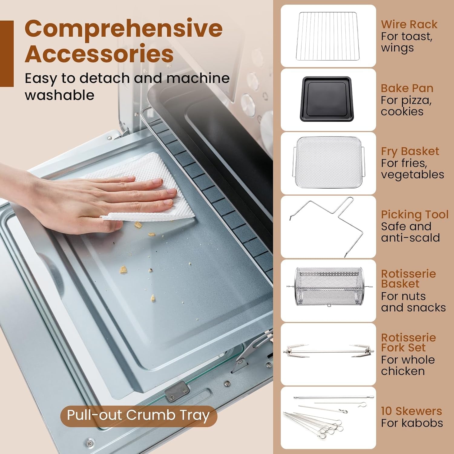 14-in-1-air-fryer-toaster-oven-combo-1700w-dual-cook-26-qt-large-capacity-stainless-steel-countertop-convection-oven-led-display-7-accessories