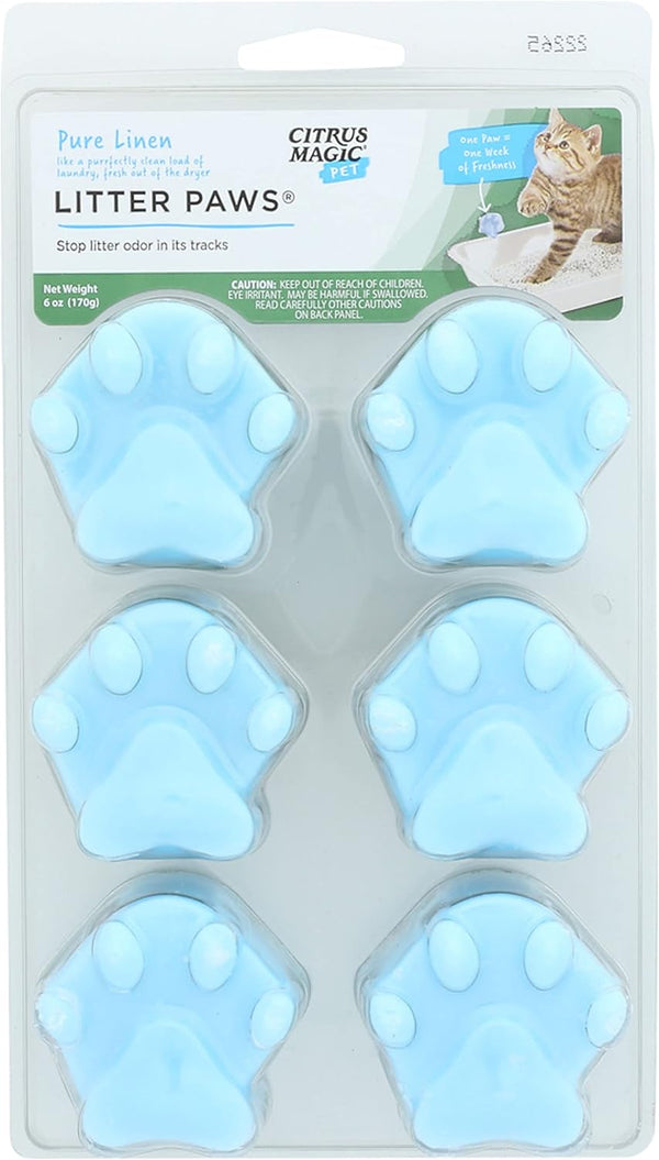 Citrus Magic Pet Odor Control Paws for Litter Boxes, Outdoor Fresh, 6-Count, 6 Count (Pack of 1)8