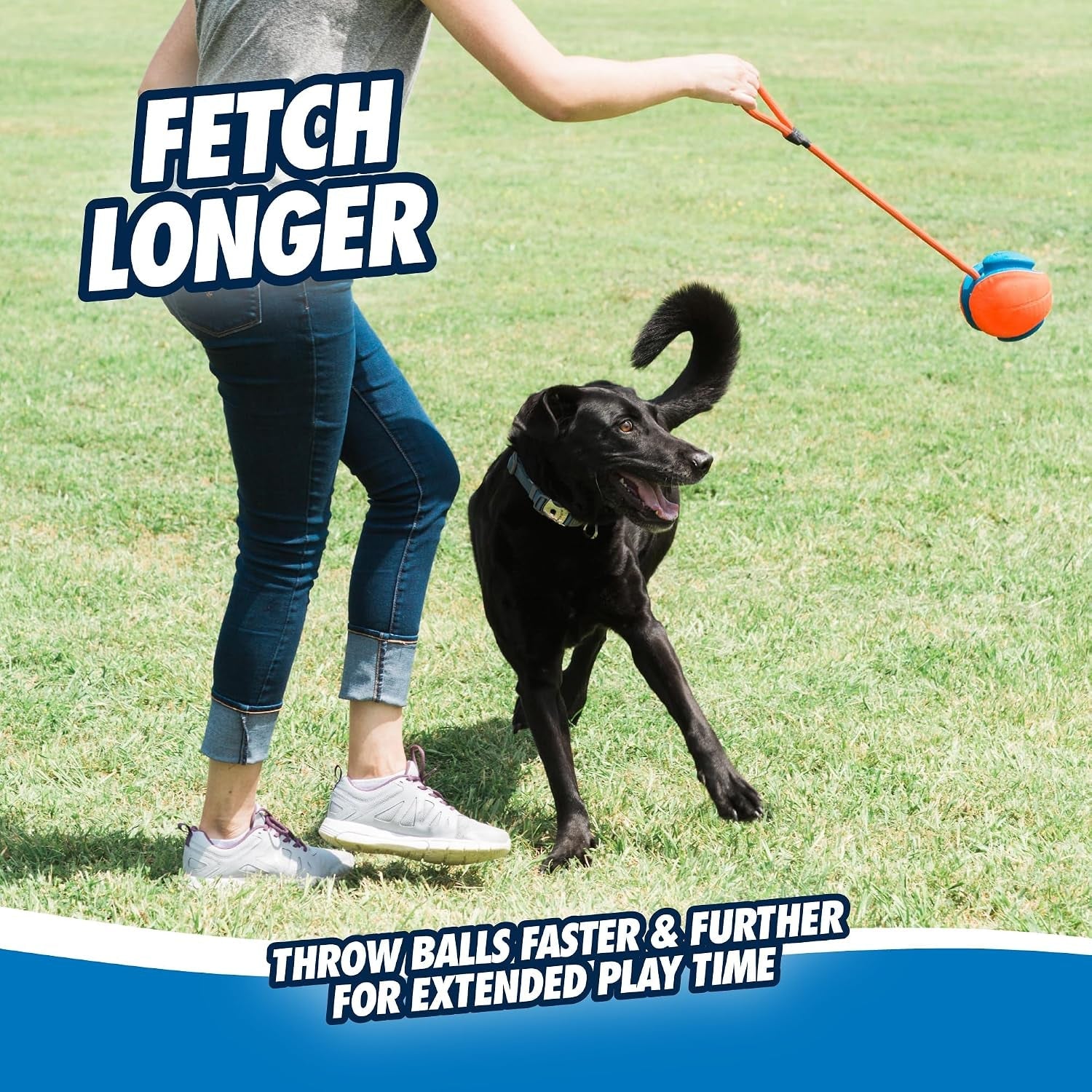 chuckit-rope-fetch-dog-toy-ball-on-rope-fetch-and-tug-of-war-toy-for-dogs-durable-eva-rubber-construction-5-5-inch-diameter-18-inch-rοpe-orange-and-blue