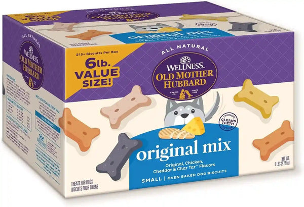 Wellness Old Mother Hubbard Classic P-Nuttier Dog Biscuits, Natural Training Treats, Peanut Butter Flavor, Mini Size, 6 Lb Box11