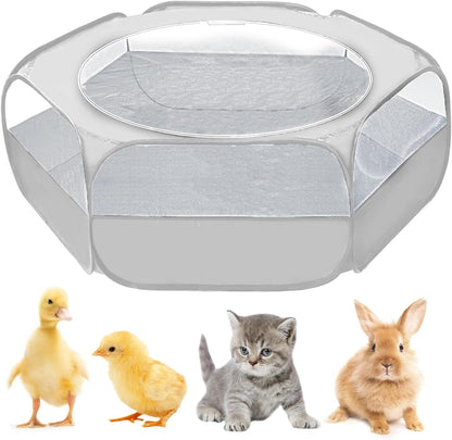 UWE Small Animal Playpen, Waterproof Foldable Pet Playpen, Black | Anti-Escape Exercise Pet Tent, Bite Resistant Breathable Mesh, Leakproof Base, Easy Fold Storage, Indoor Outdoor for Pets9