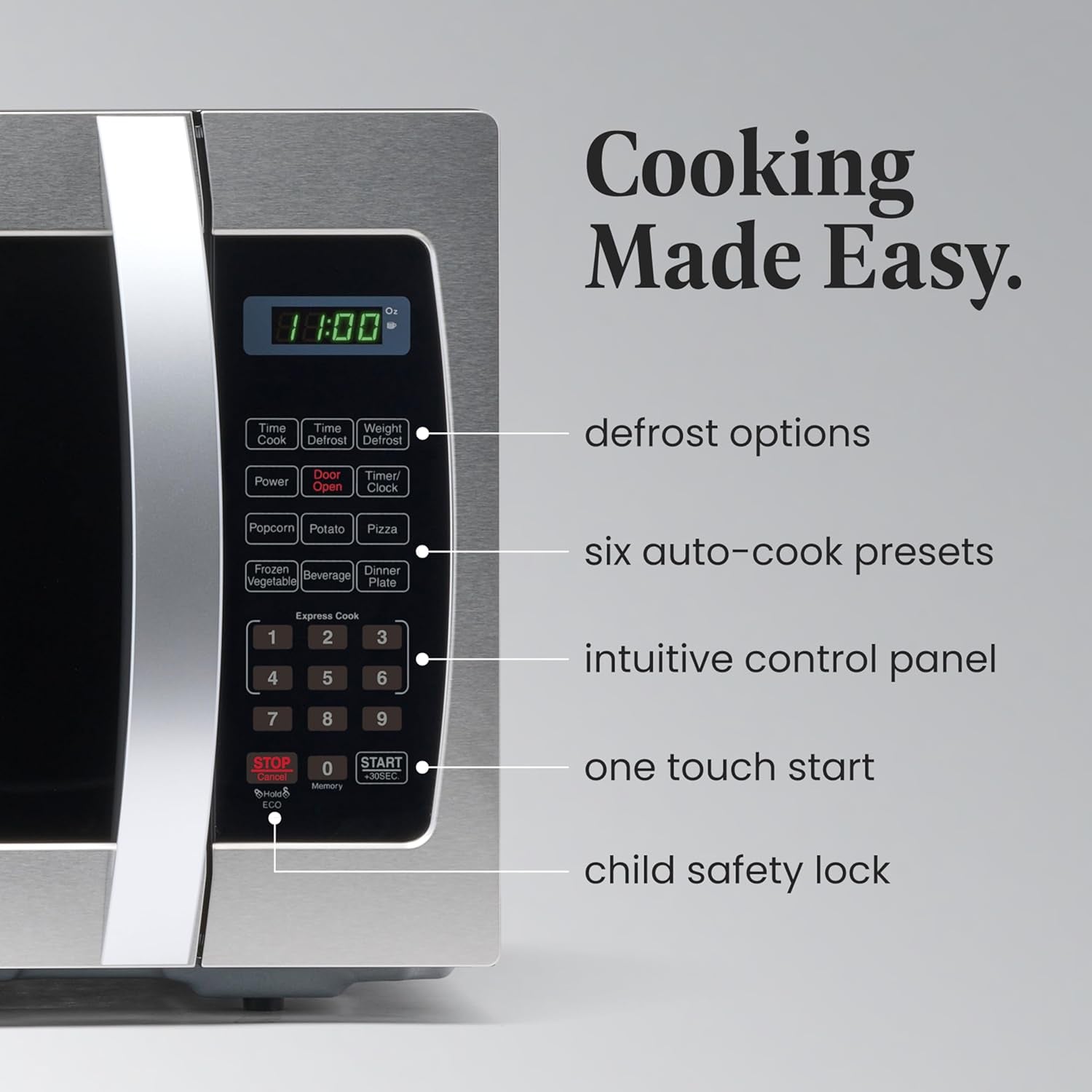 1-3-cu-ft-countertop-microwave-oven-1000-watts-power-auto-cook-settings-defrost-easy-clean-and-child-safety-lock-stainless