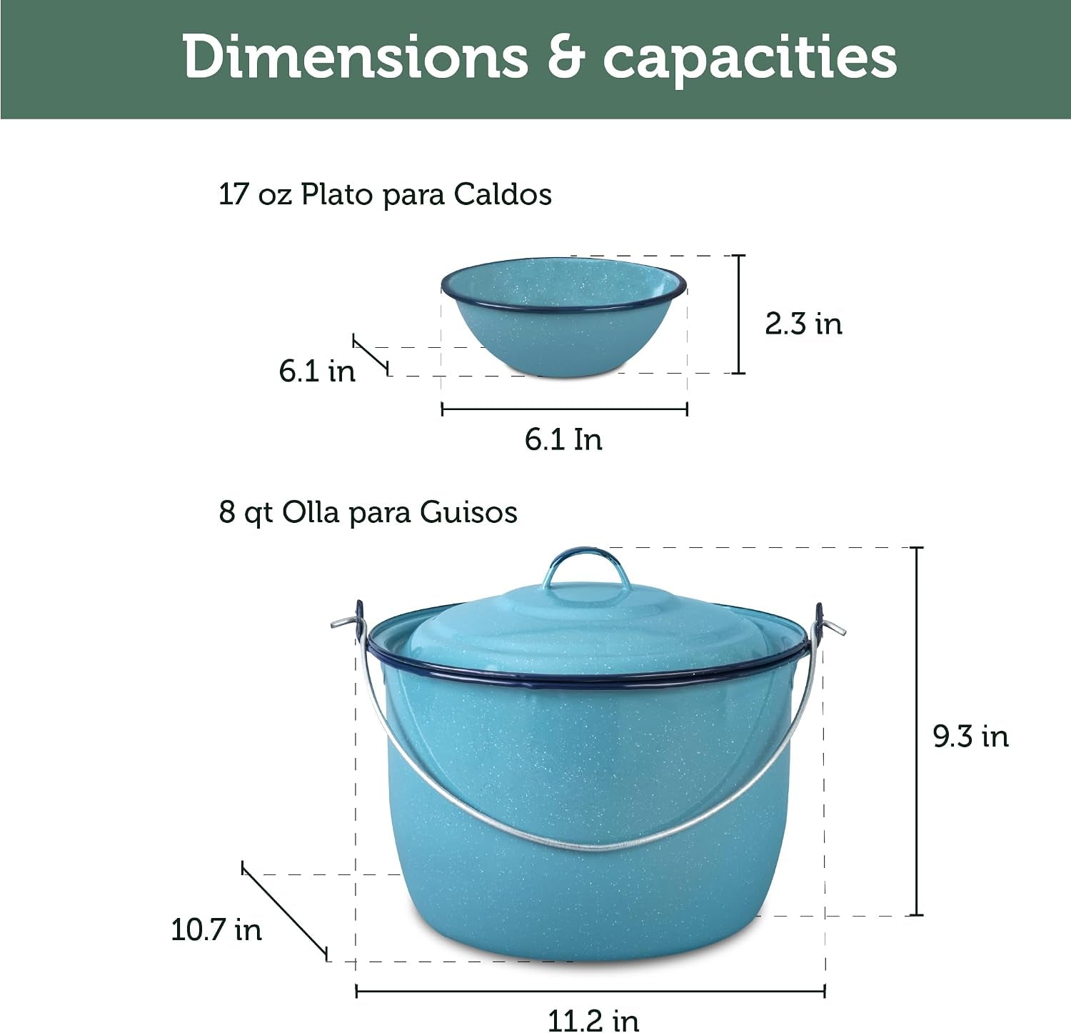 8-piece-enameled-steel-stock-pots-14-8-qt-with-lids-turquoise-blue-cookware-set