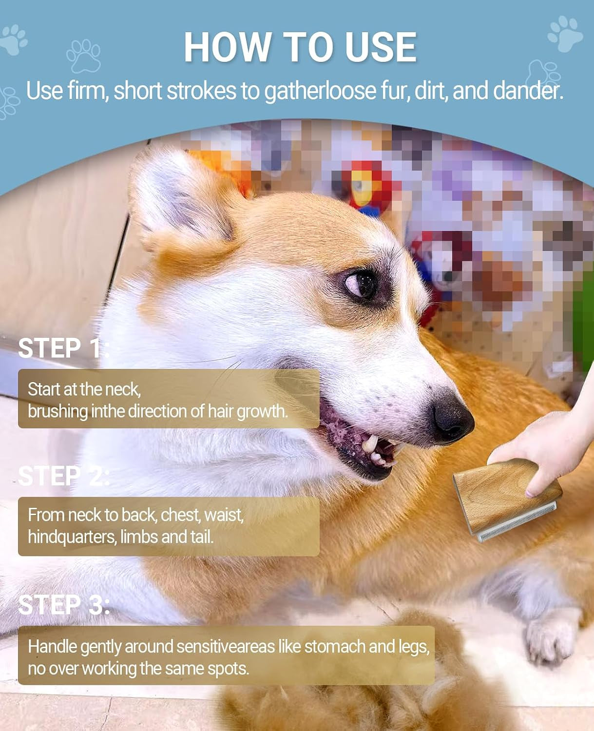dog-brush-for-shedding-pet-pro-grooming-tool-cat-grooming-supplies-deshedding-dog-brush-combs-for-daily-cleaning-and-grooming-of-pet-hair-4-3-inch-m