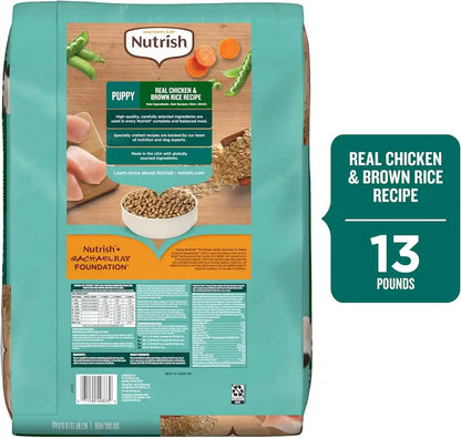 Nutrish Rachael Ray Dry Dog Food Puppy, Real Chicken & Brown Rice Recipe, 13 Lb. Bag3