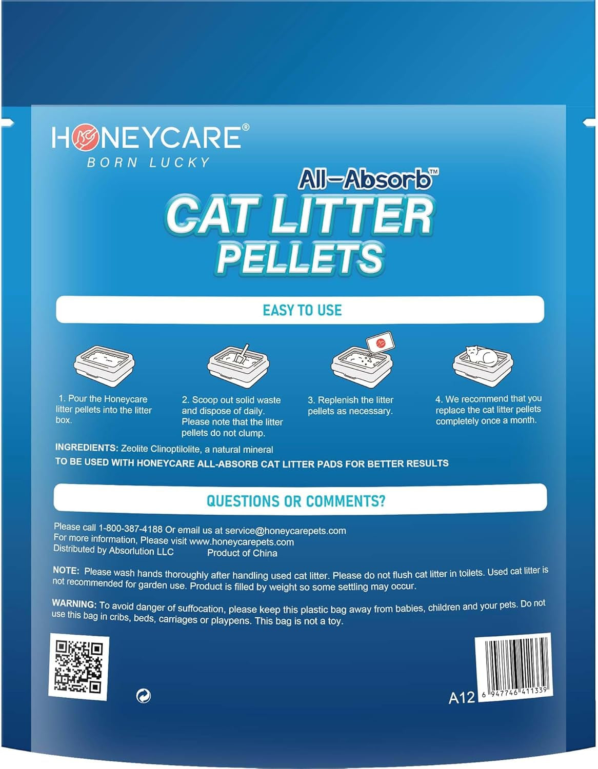 honey-care-all-absorb-cat-litter-pellets-zeolite-long-lasting-odor-control-non-climping-litter-14-lbs-pack