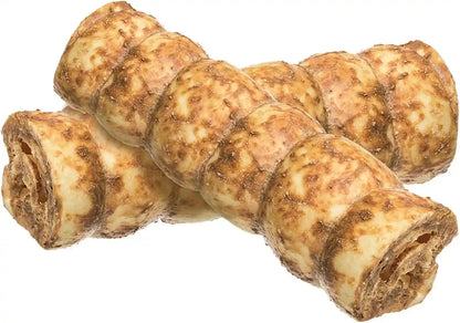 Redbarn Pet Products All-Natural Large Beef Cheek Rolls for Dogs, Uncoated - Single Ingredient Grain-Free Chew Treat Naturally Rich in Collagen - No Artificial Preservatives - Pack of 412