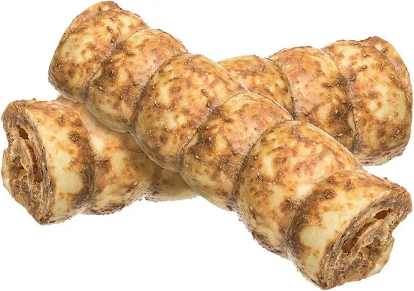 Redbarn Pet Products All-Natural Large Beef Cheek Rolls for Dogs, Uncoated - Single Ingredient Grain-Free Chew Treat Naturally Rich in Collagen - No Artificial Preservatives - Pack of 412