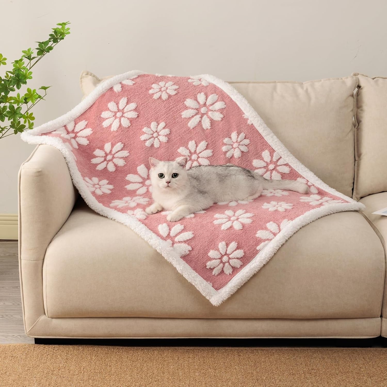 cute-waterproof-blanket-for-dog-cat-or-adult-50x60-pink-3d-textured-flower-pet-blanket-for-bed-couch-sofa-soft-liquid-pee-proof-pet-furniture-protector