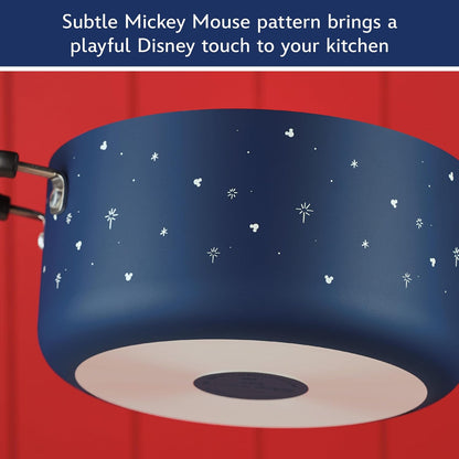 Disney Bon Voyage Ceramic Nonstick Pots and Pans Set with Baking Sheet/Cookie Pan and Disney Home Kitchen Tools, 8 Piece Non Stick Cookware Set - Blue7