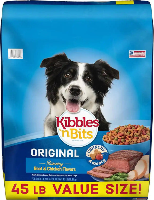 Kibbles 'N Bits Original Savory Beef & Chicken Flavor Dry Dog Food, 31 Pound Bag10