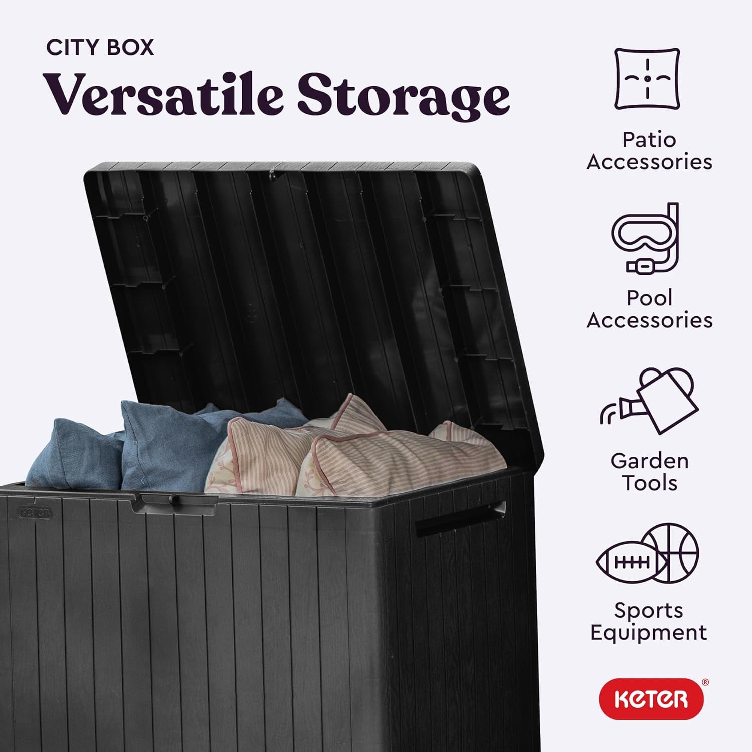 keter-city-30-gal-outdoor-storage-box-and-patio-side-table-grey-resin-compact-weatherproof-lockable-easy-assembly-organization-pool-accessories-storage